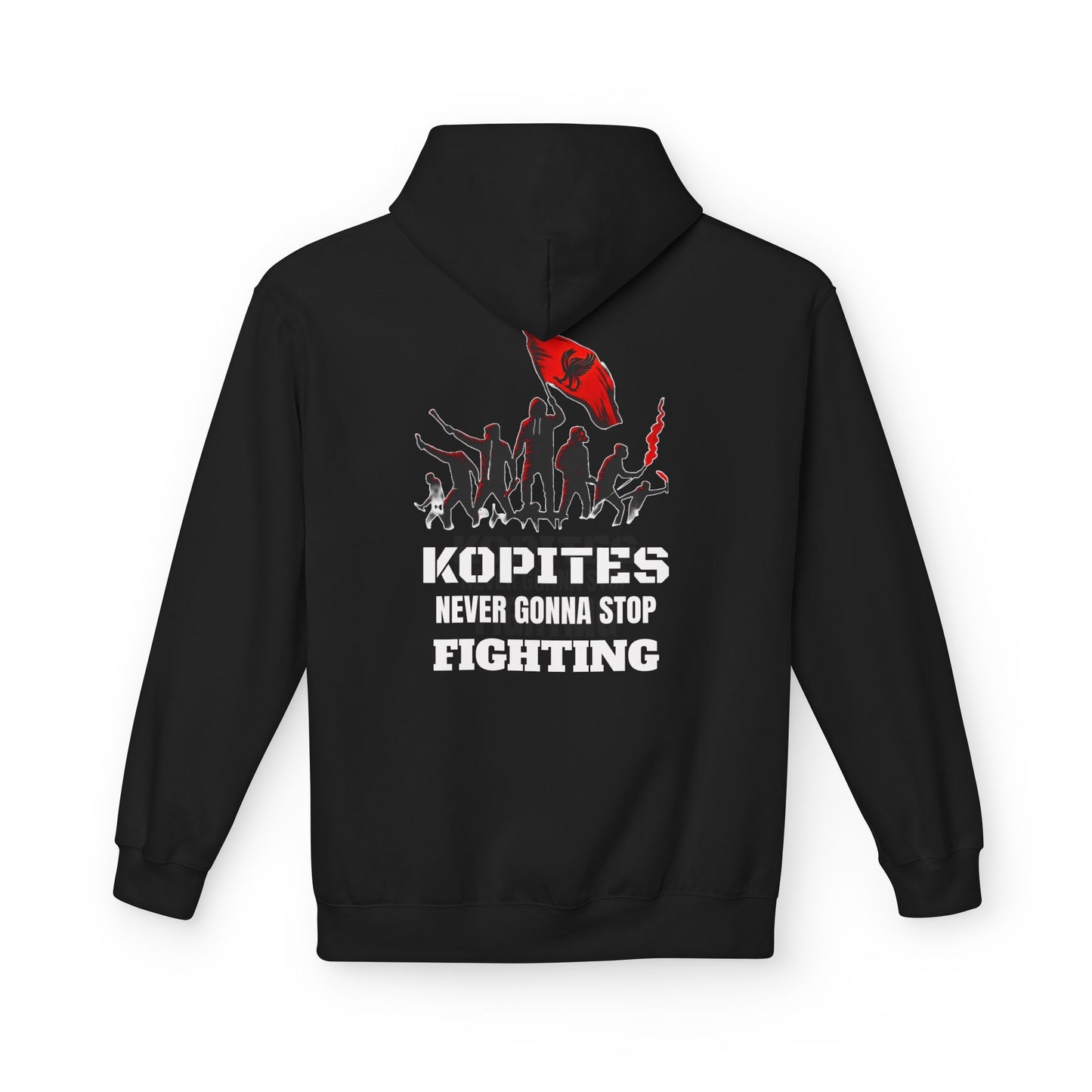 Kopites Never Gonna Stop Fighting Hoodie
